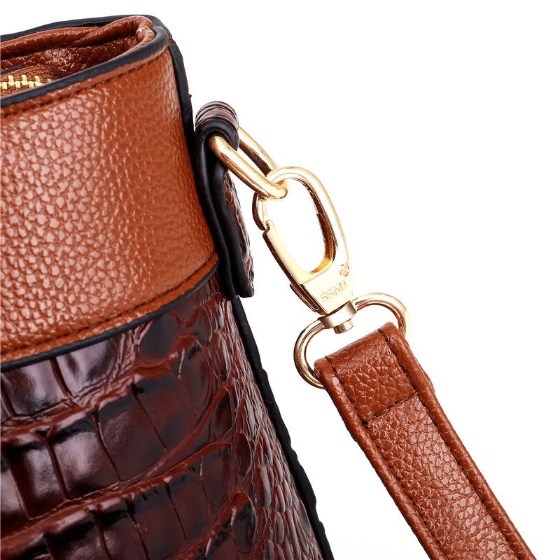Cucuy Dames Leren Luxe Handtas - Groen