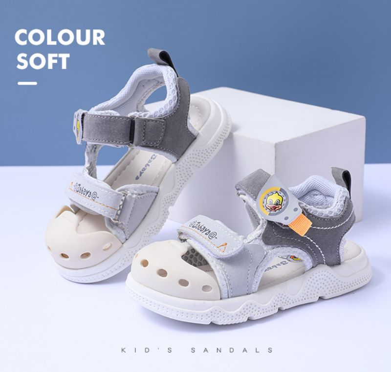 Cyrus Unisex Beach Sandaal Voor Kinderen - Grijs