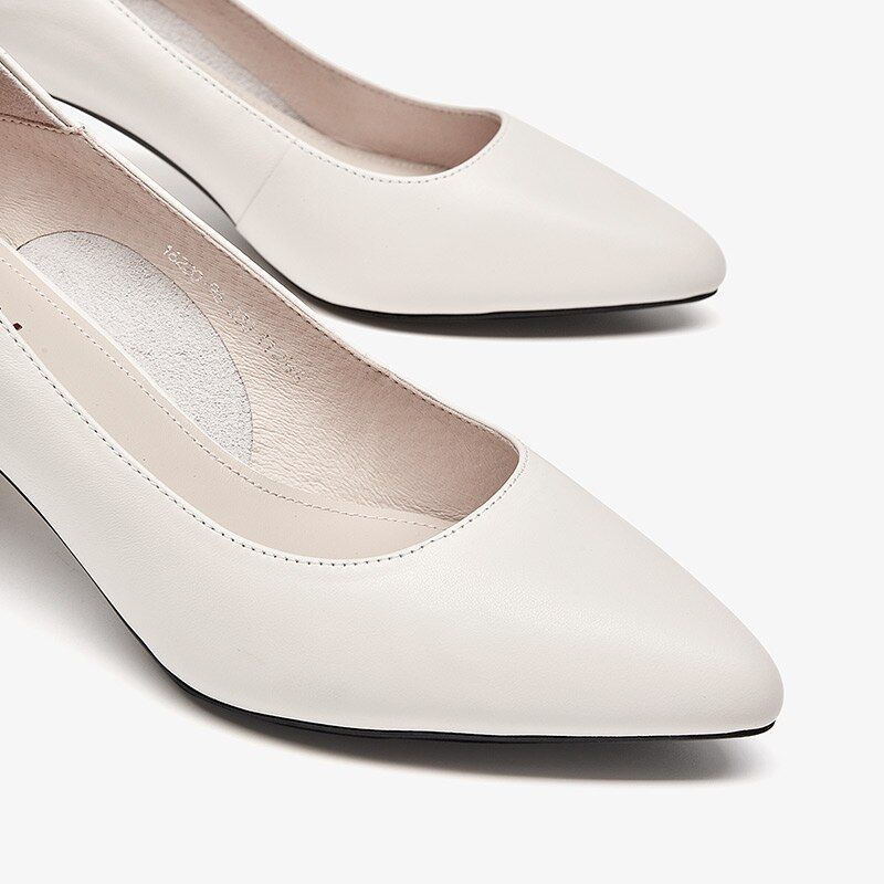 Dai Dames Leren Pumps Schoenen - Zwart