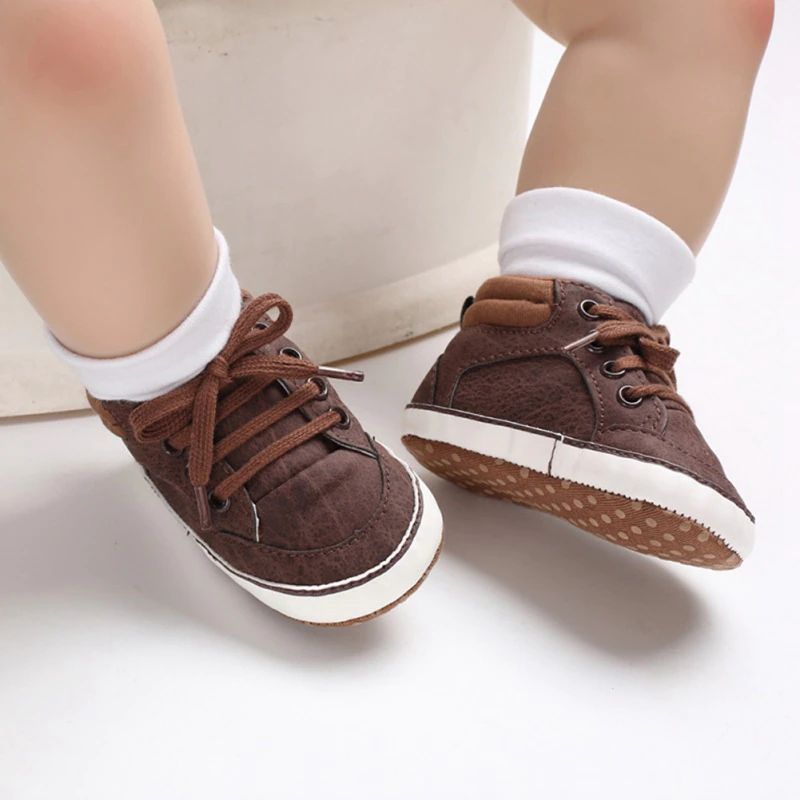 Daimer Baby Jongens Casual Sneakers - Bruin