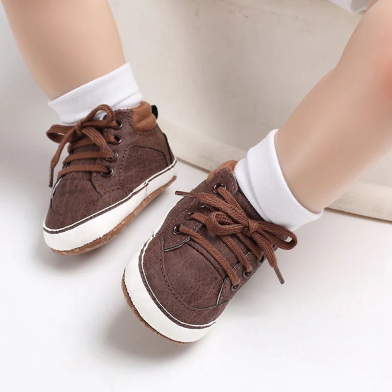Daimer Baby Jongens Casual Sneakers - Bruin