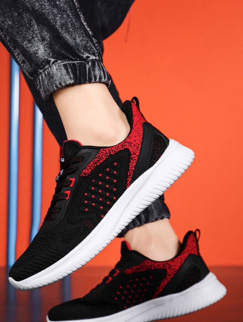 Daimer Heren Mode Sneakers - Blauw
