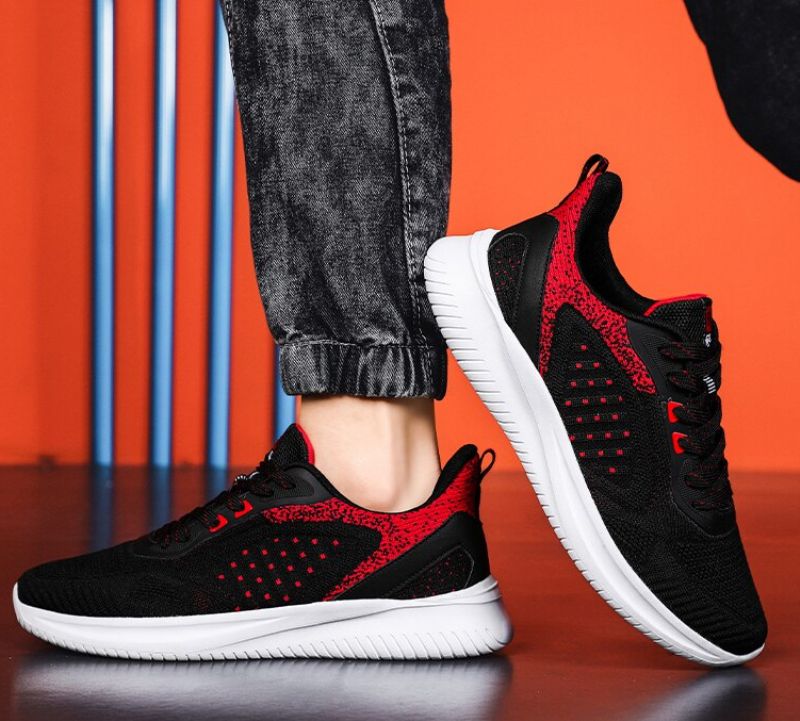 Daimer Heren Mode Sneakers - Blauw