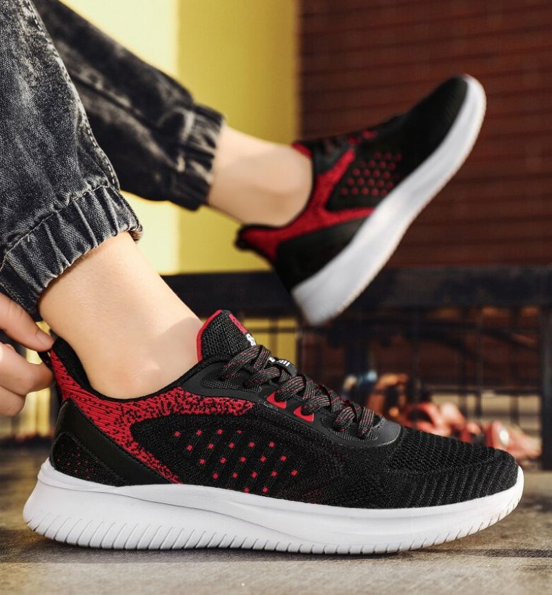 Daimer Heren Mode Sneakers - Blauw