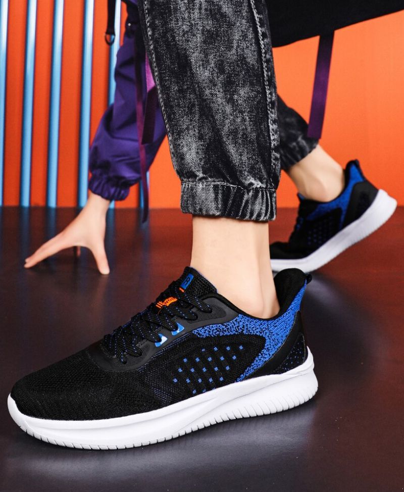 Daimer Heren Mode Sneakers - Blauw