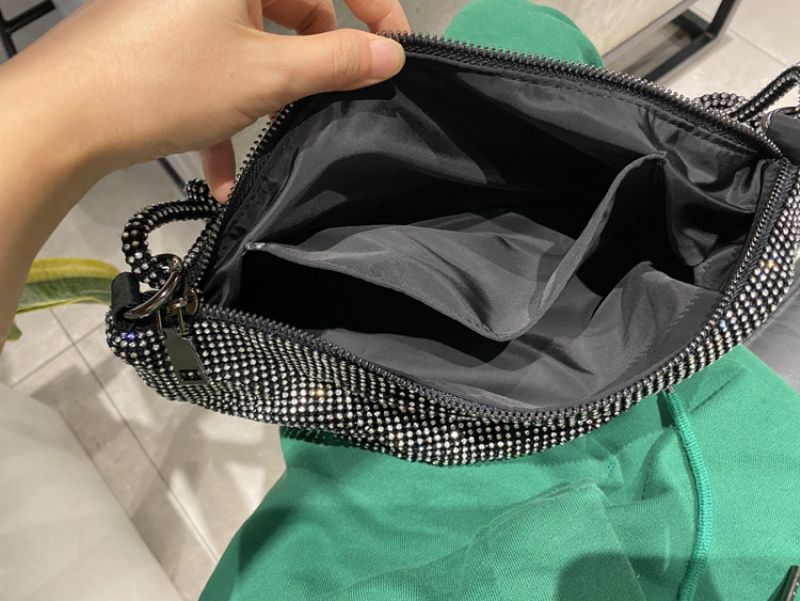 Dakota Dames Handtas Met Luxe Strass - Roze