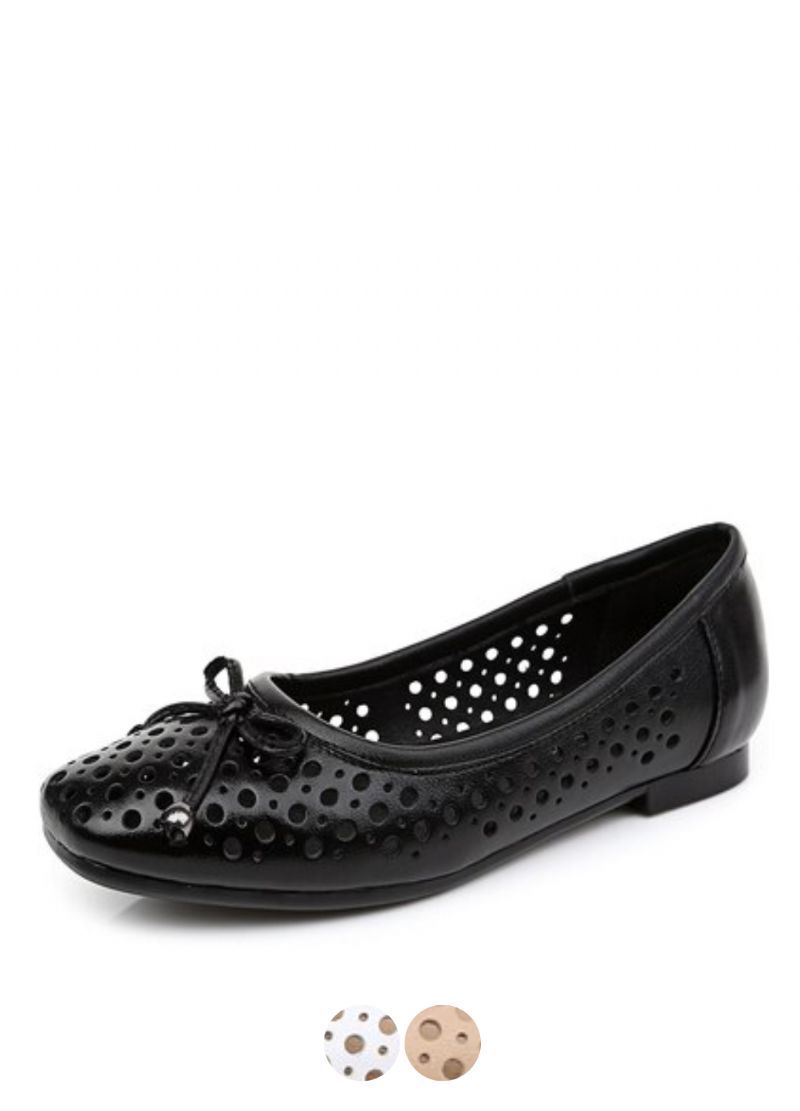 Dalena Dames Instappers Zwarte Schoenen