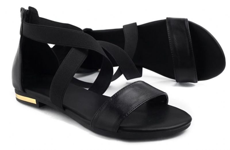 Dalia Dames Leren Sandaal - Rood