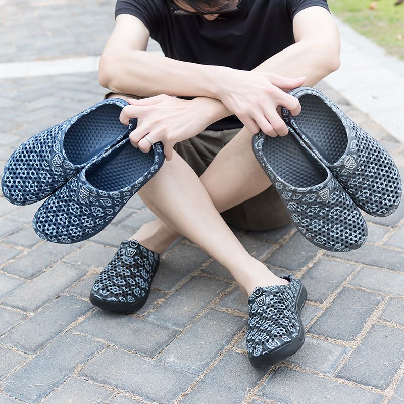 Danver Heren Casual Slippers - Zwart