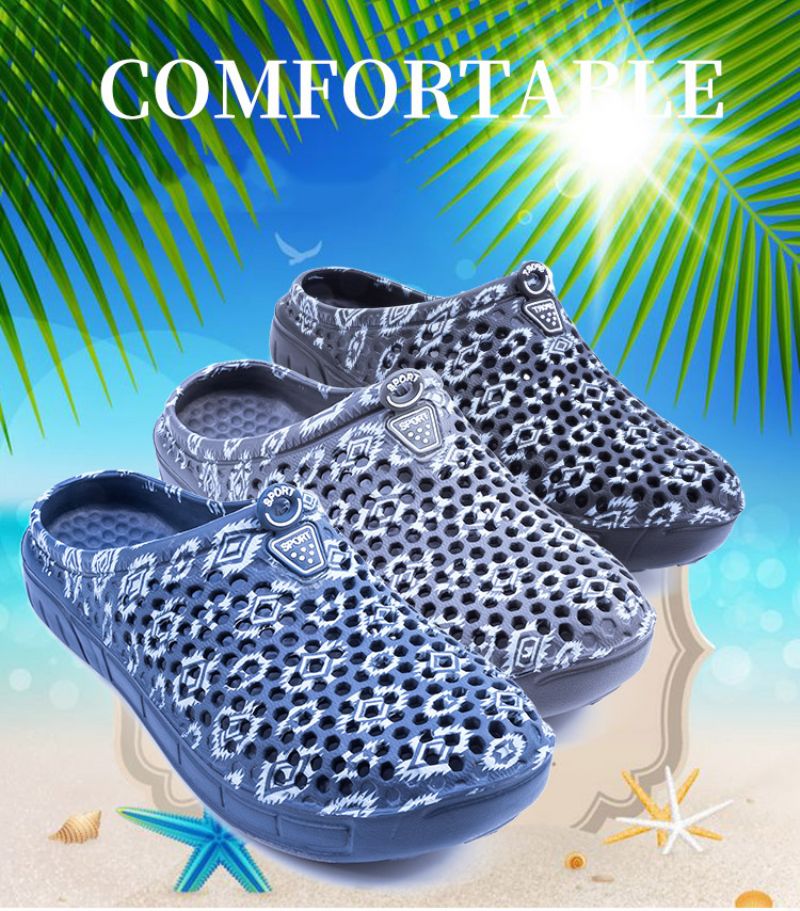 Danver Heren Casual Slippers - Zwart