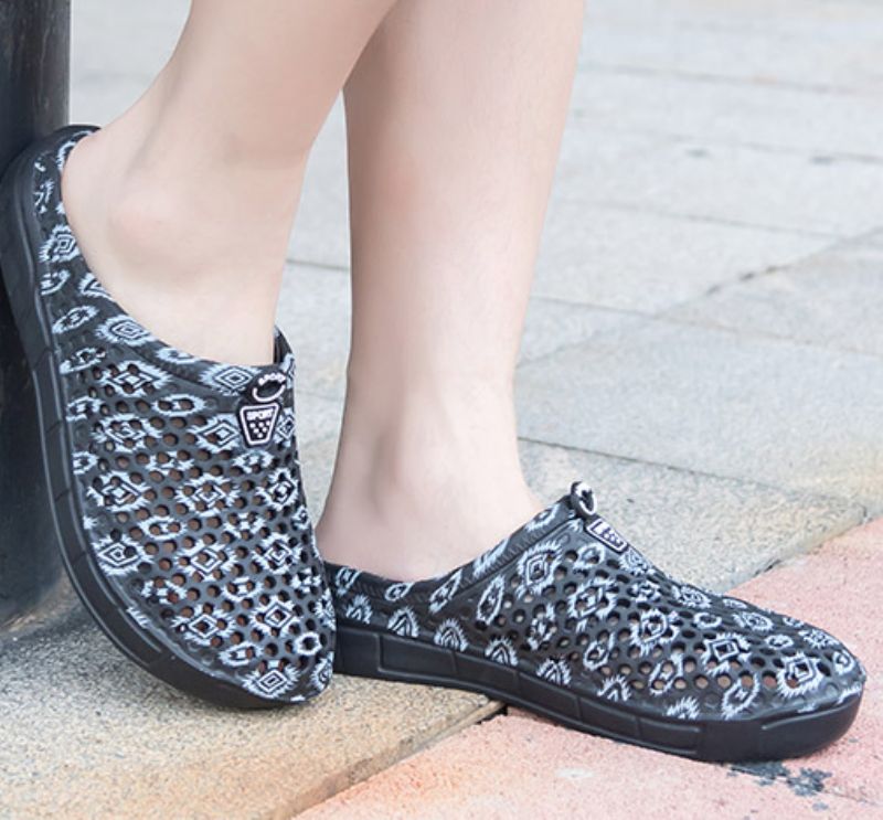 Danver Heren Casual Slippers - Zwart