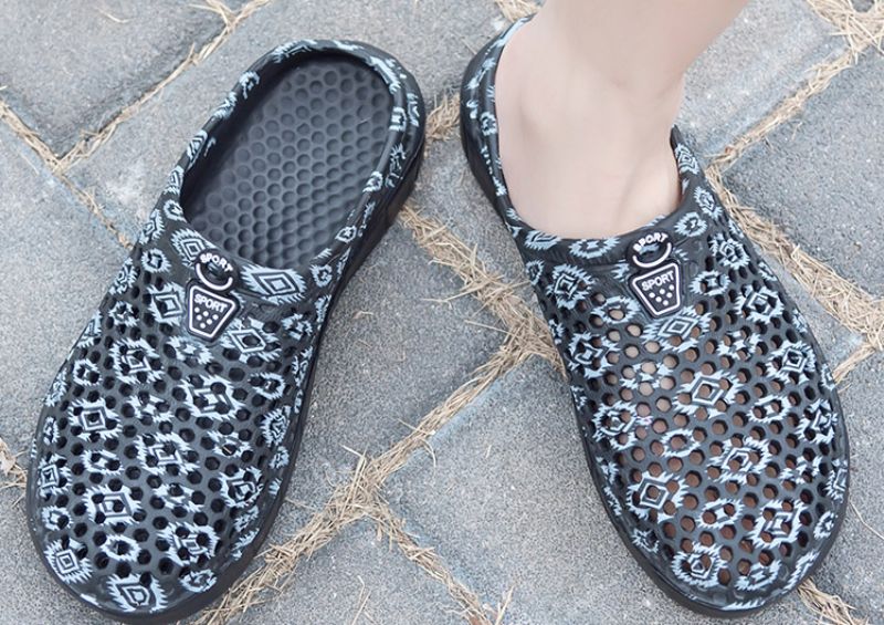 Danver Heren Casual Slippers - Zwart