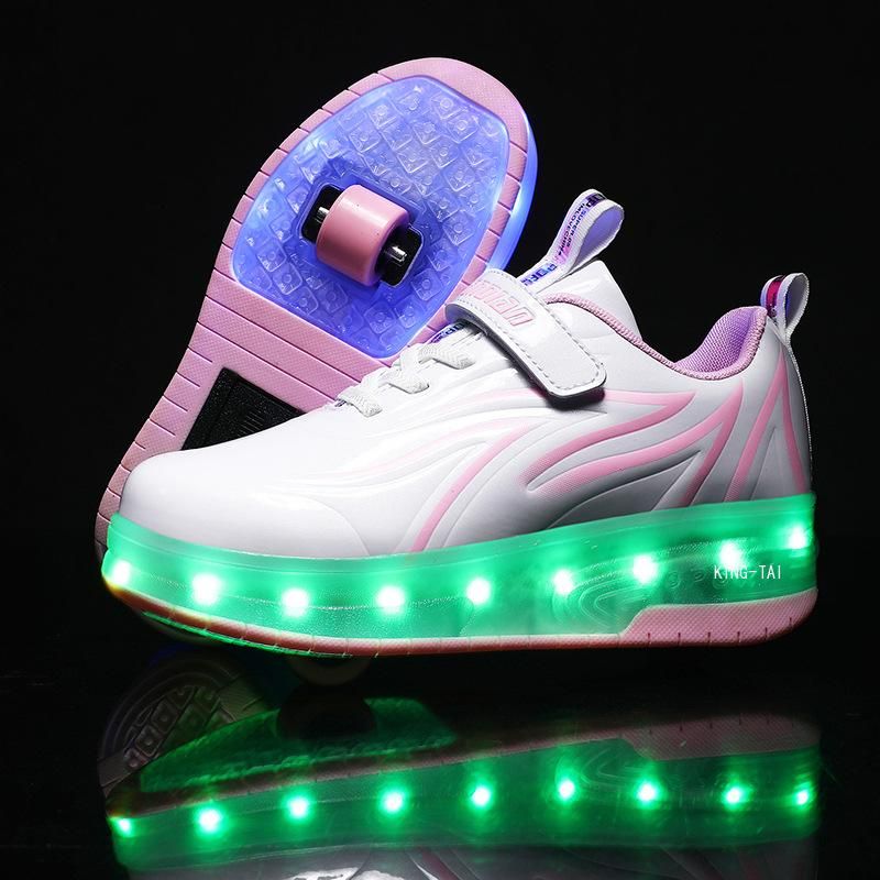 Dany Unisex Sneakers Voor Kinderen Met Rolsysteem - Wit