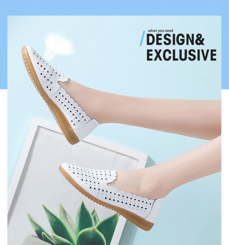 Dara Dames Loafer Schoenen - Wit