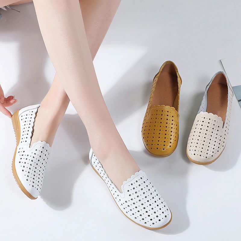 Dara Dames Loafer Schoenen - Wit