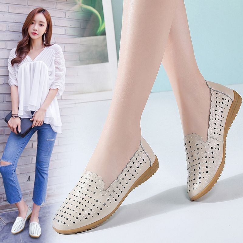 Dara Dames Loafer Schoenen - Wit