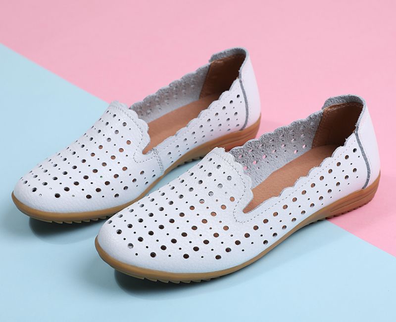 Dara Dames Loafer Schoenen - Wit