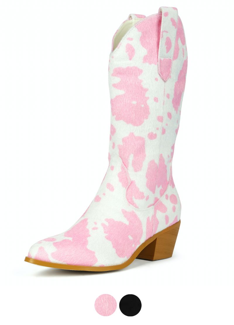 Darana Dames Slip-on Mid Calf Western Laarzen