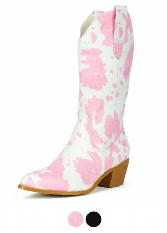 Darana Dames Slip-on Mid Calf Western Laarzen