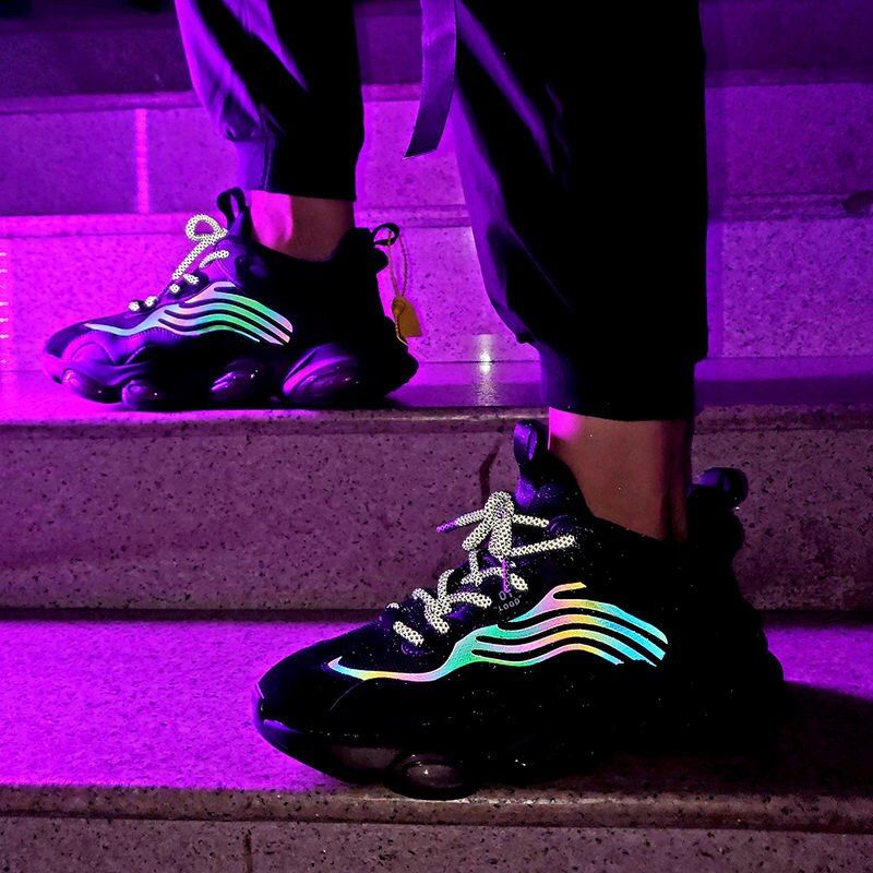 Dareck Herenmode Sneakers - Zwart