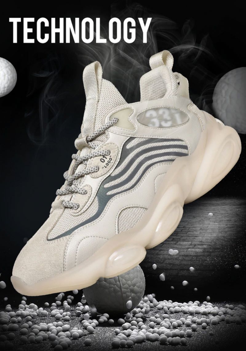 Dareck Herenmode Sneakers - Zwart