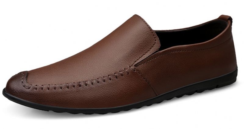 Darwins Heren Loafers Casual Schoenen - Koffie