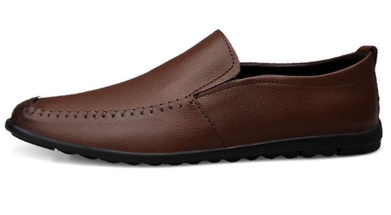 Darwins Heren Loafers Casual Schoenen - Koffie