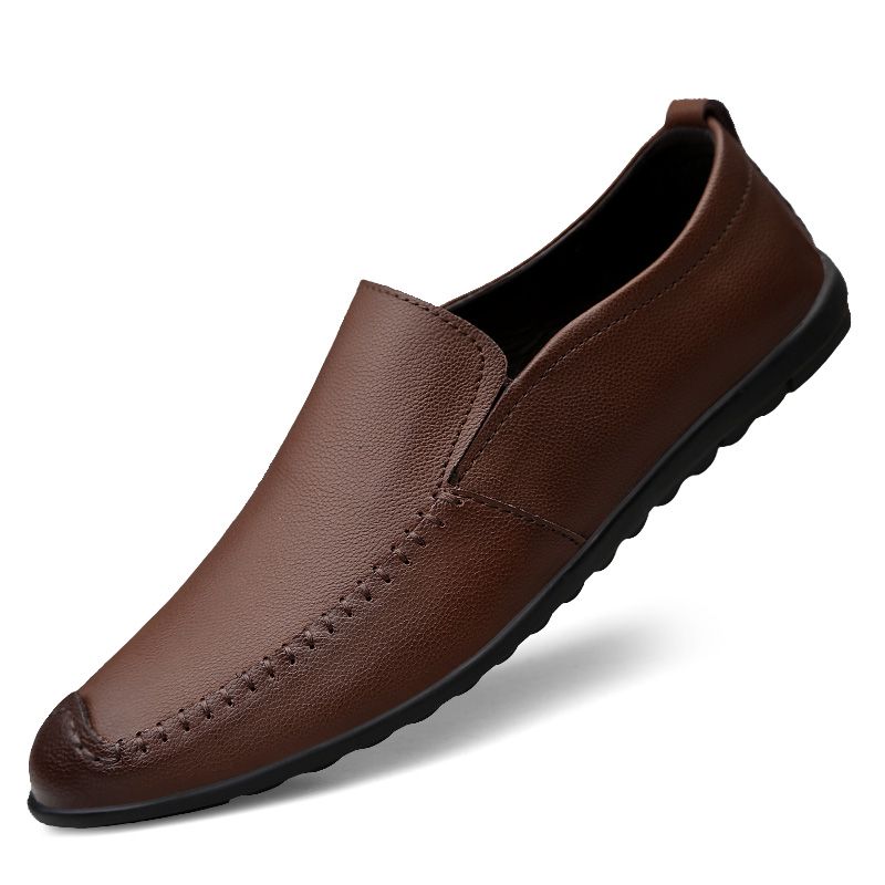 Darwins Heren Loafers Casual Schoenen - Koffie