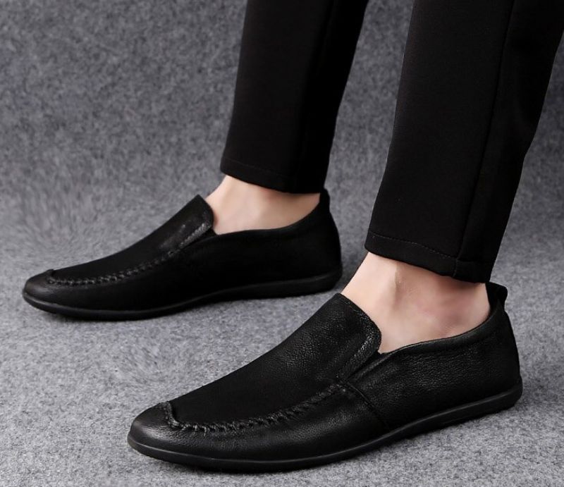 Darwins Heren Loafers Casual Schoenen - Koffie