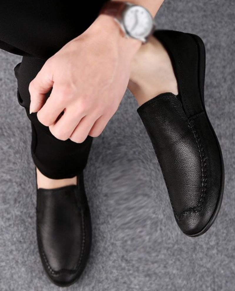 Darwins Heren Loafers Casual Schoenen - Koffie