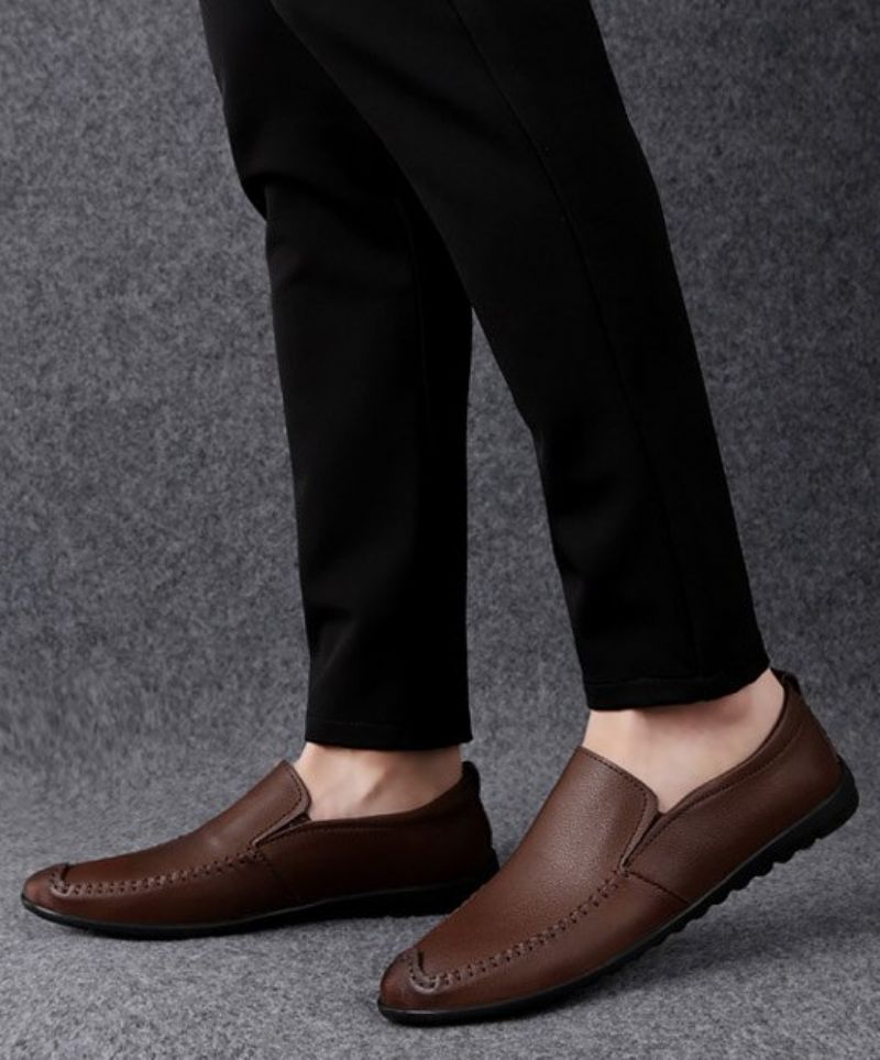 Darwins Heren Loafers Casual Schoenen - Koffie