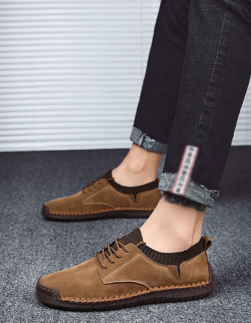 Davian Heren Loafer Schoenen - Kaki