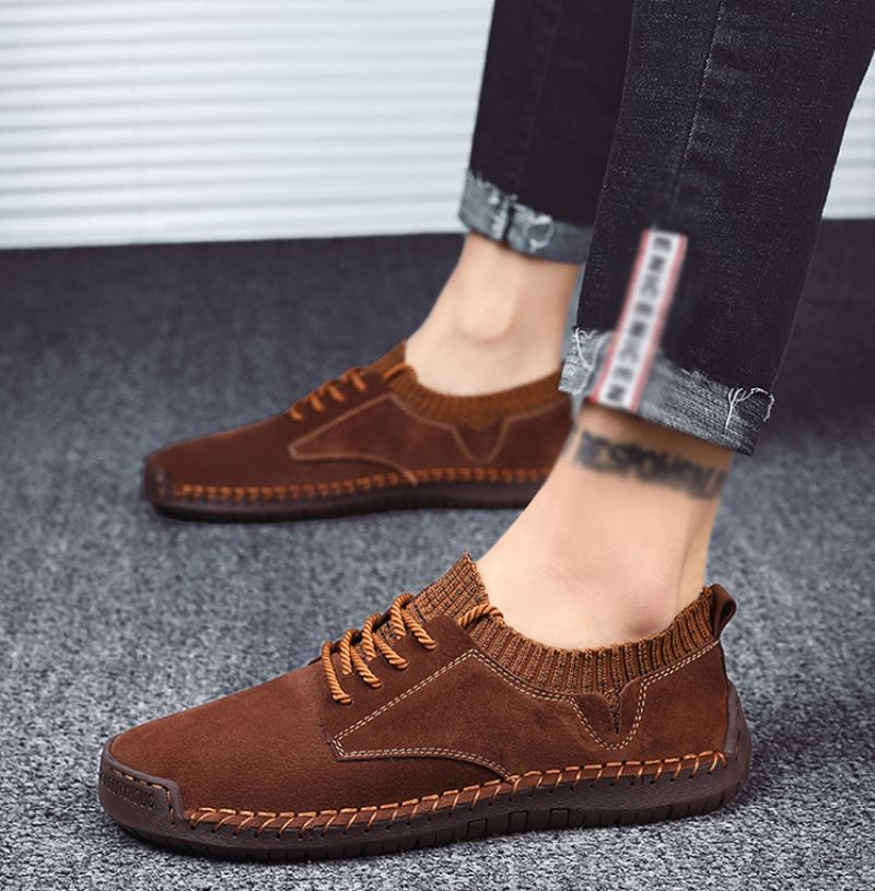 Davian Heren Loafer Schoenen - Kaki
