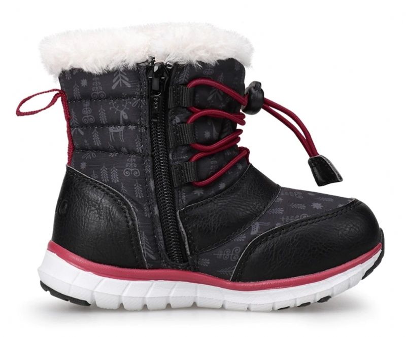 David Jongens Snowboot - Zwart Bont