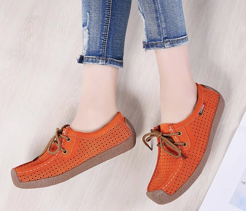 Daysi Dames Loafer Schoenen - Bruin