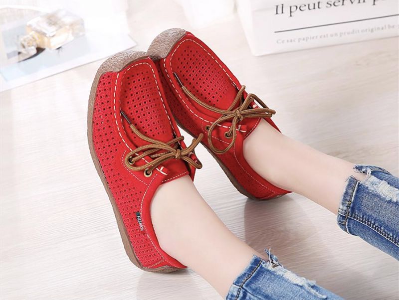 Daysi Dames Loafer Schoenen - Bruin