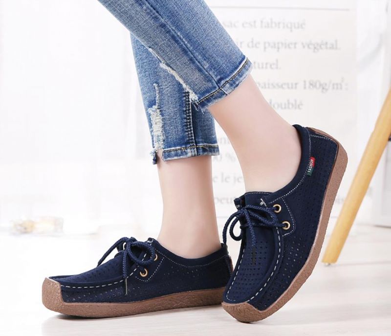 Daysi Dames Loafer Schoenen - Bruin