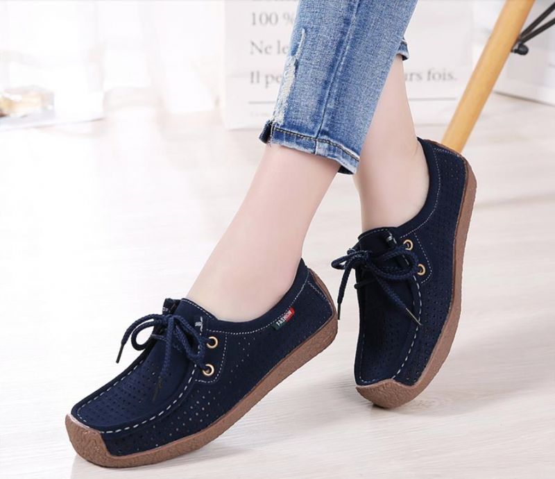 Daysi Dames Loafer Schoenen - Bruin