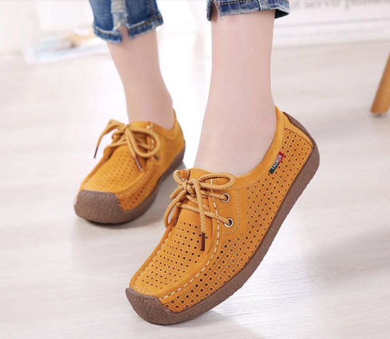 Daysi Dames Loafer Schoenen - Bruin