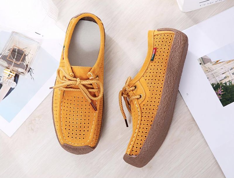 Daysi Dames Loafer Schoenen - Bruin