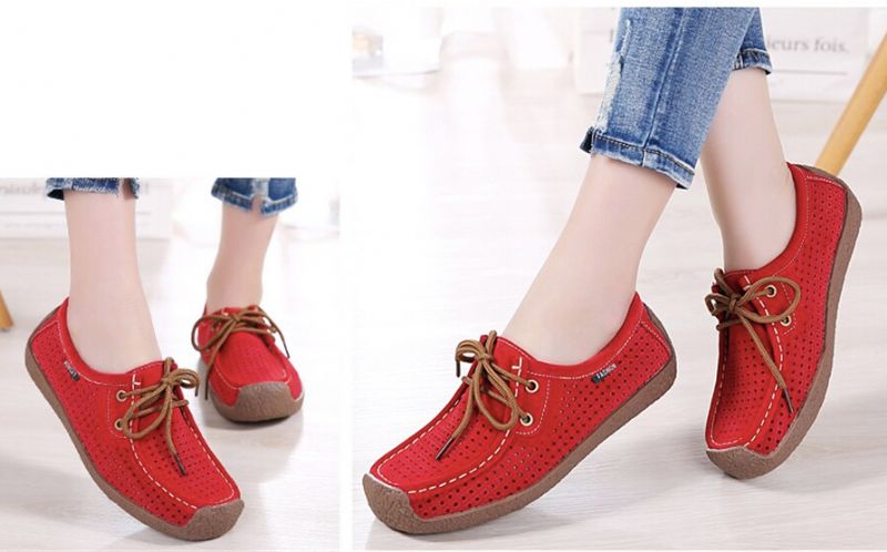 Daysi Dames Loafer Schoenen - Bruin