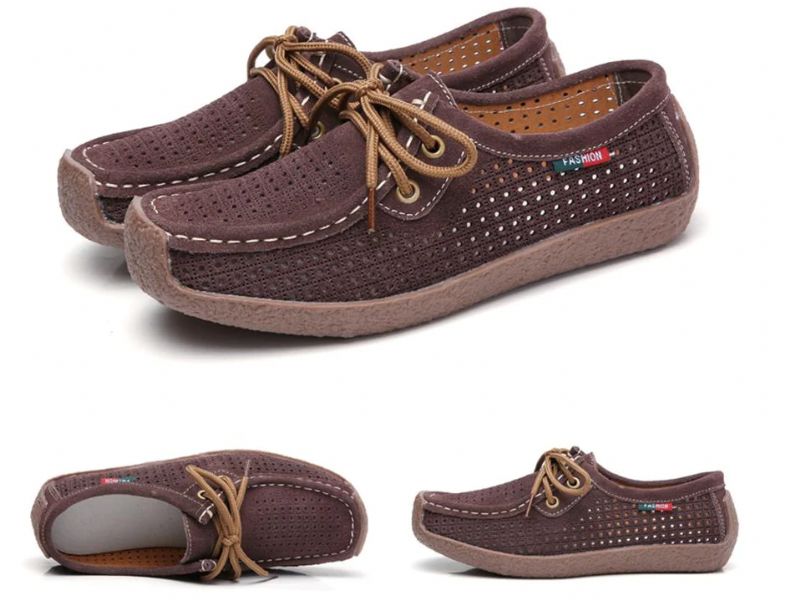 Daysi Dames Loafer Schoenen - Bruin