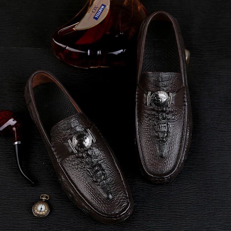 Dean Heren Casual Loafer - Bruin