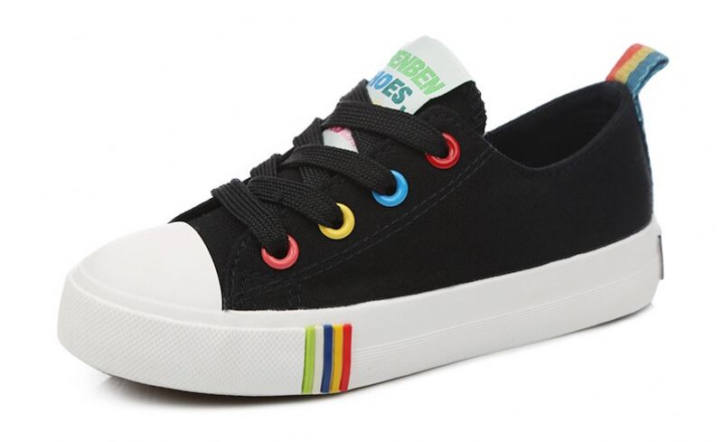 Deg Unisex Casual Sneaker Voor Kinderen - Zwart
