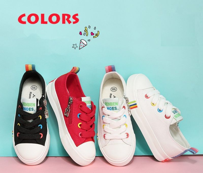 Deg Unisex Casual Sneaker Voor Kinderen - Zwart