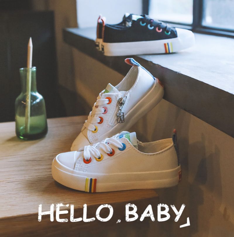 Deg Unisex Casual Sneaker Voor Kinderen - Zwart