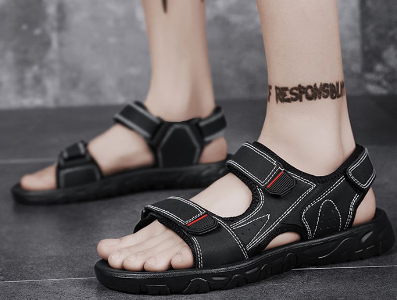 Dejav Heren Outdoor Sandaal - Zwart