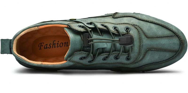 Delatorre Heren Casual Sneakers - Groen