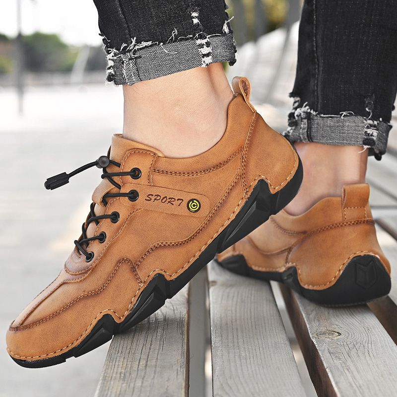 Delatorre Heren Casual Sneakers - Groen