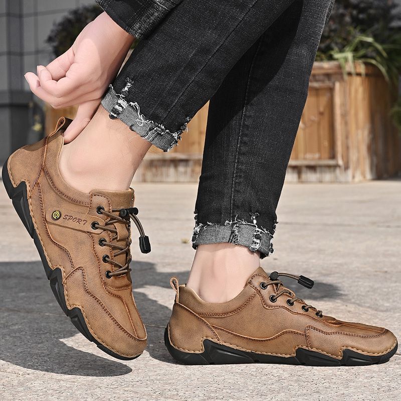 Delatorre Heren Casual Sneakers - Groen
